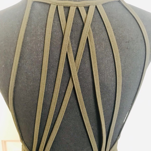 Windsor Olive Green Dress - Picture 3 of 6